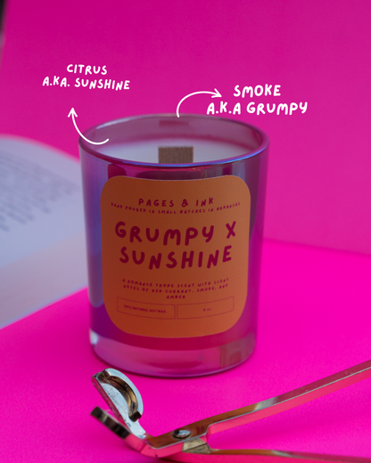 Grumpy x Sunshine: Citrus & Smoke Candle