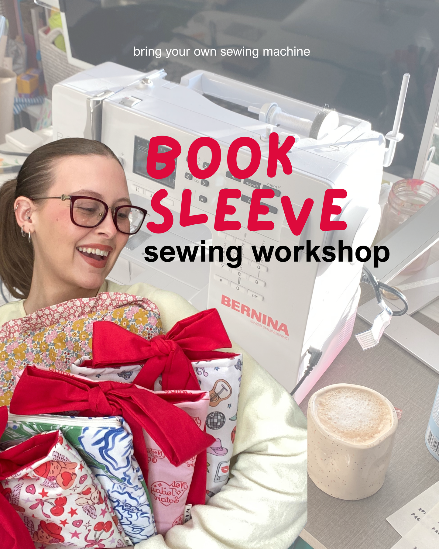 Book Sleeve Sewing Workshop - Beginner Friendly