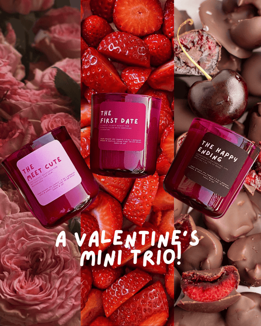 Valentine's Candle Trio