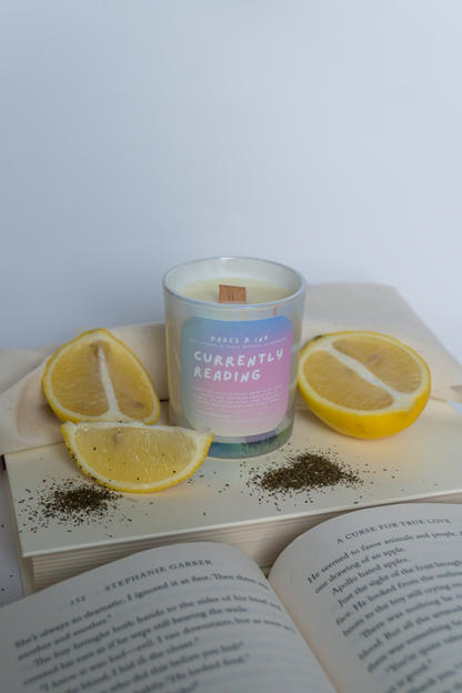 Currently Reading: Lemon & Green Tea Candle