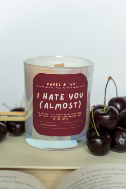 I Hate You (Almost): Cherry & Brandy Candle