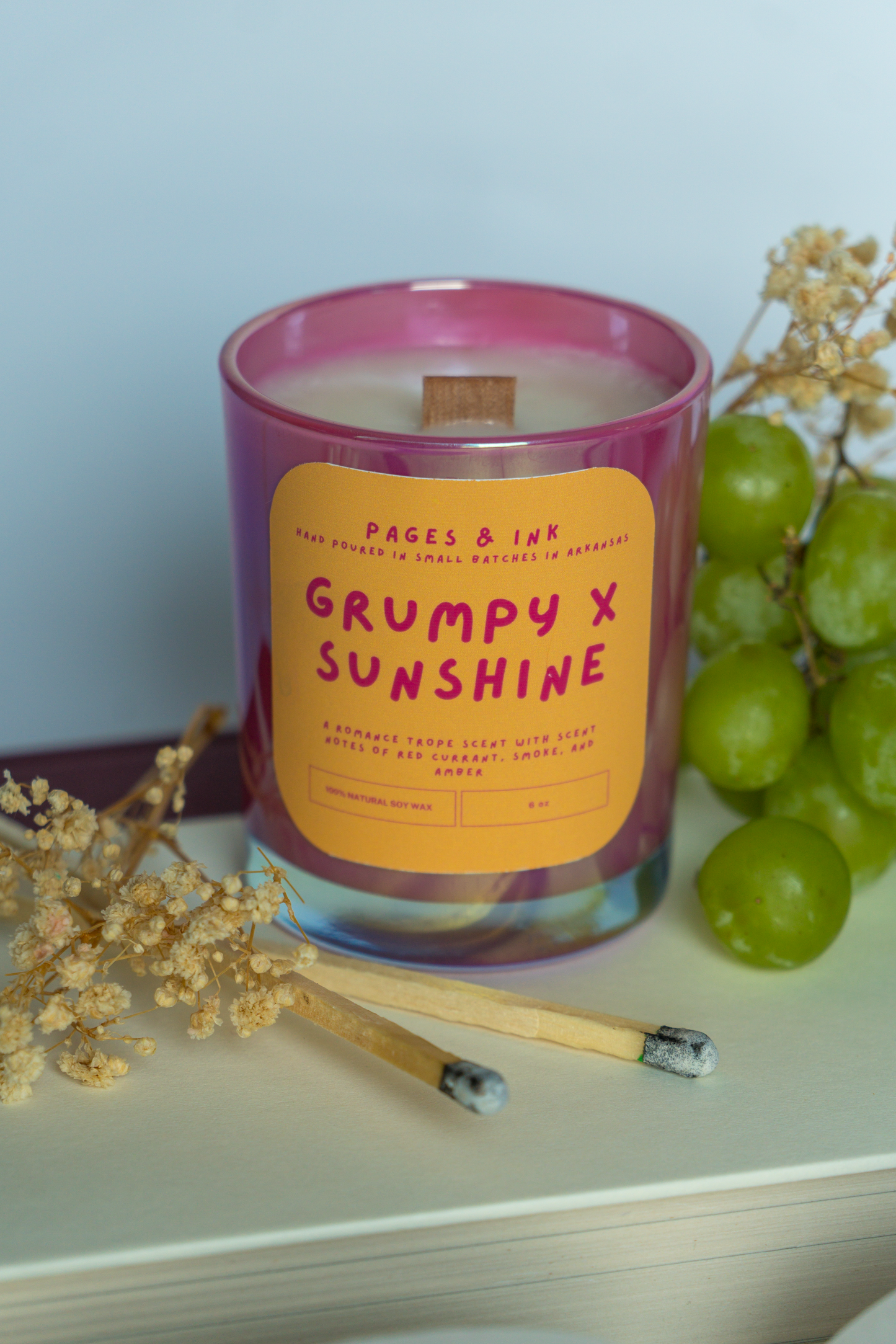 Grumpy x Sunshine: Citrus & Smoke Candle