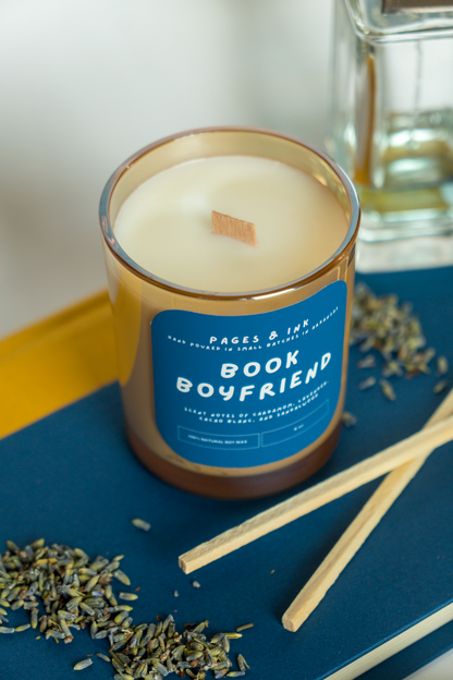 Book Boyfriend: Sandalwood Candle
