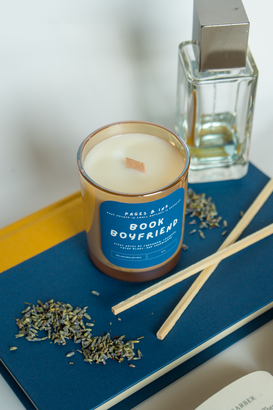 Book Boyfriend: Sandalwood Candle