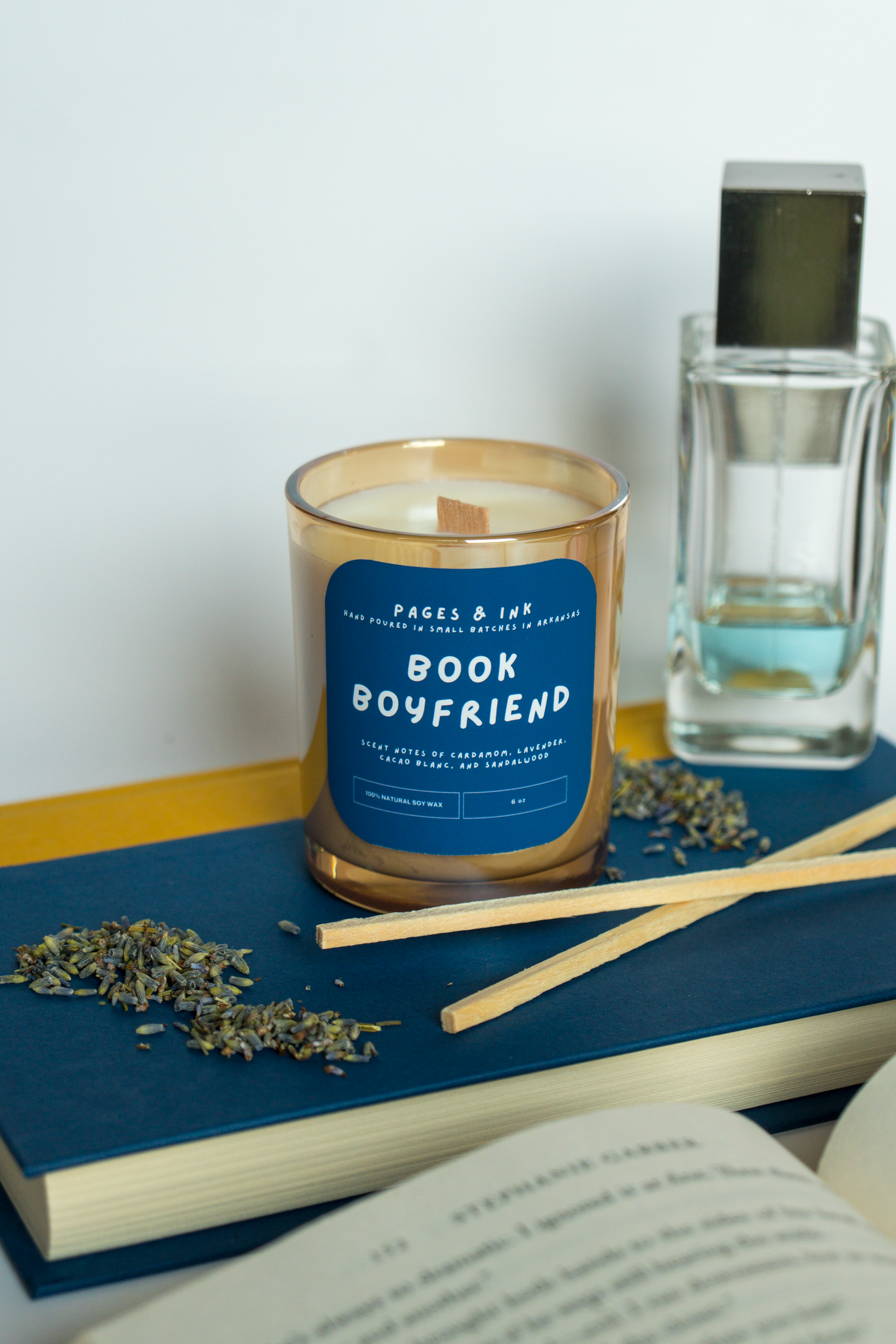 Book Boyfriend: Sandalwood Candle